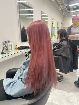 カラー ブリーチなし透明感 💗RYOTAのヘアスタイル
