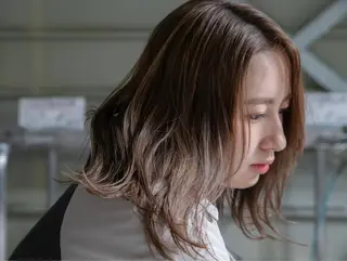 ミディアム カラー 西岡 優太のヘアスタイル