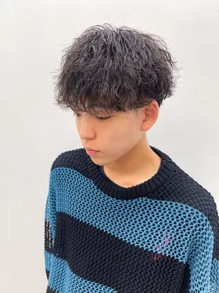 パーマ メンズ 森本裕/オーナー/ スパイラルパーマのヘアスタイル