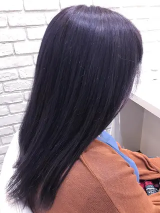 ミディアム カラー YASU🍎CUT 赤系カラー/ヘアケアのヘアスタイル