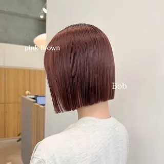 ミディアム 🧸🫧暖色/ボブ/ 橋本美柚🫧🧸のヘアスタイル