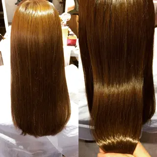 ロング カラー CHAINON 近鉄奈良店のヘアスタイル