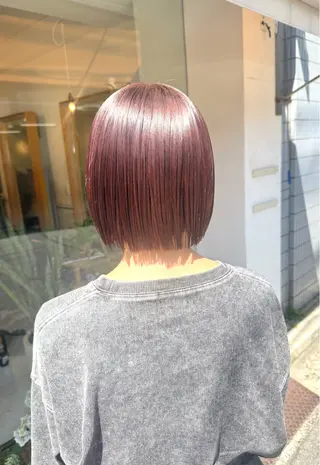 ショート カラー 安永 涼のヘアスタイル