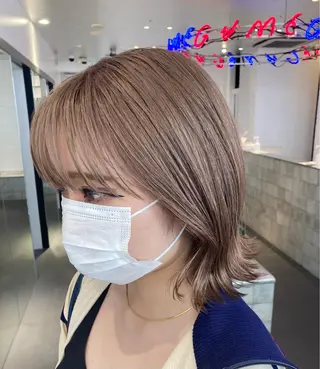 ミディアム MiRI💜地毛級 エクステ✖似合わせ技のヘアスタイル