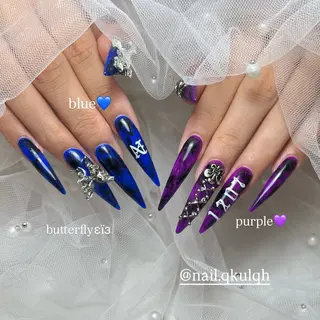 ネイル 0203ムニムサン 💙Harukaのネイルデザイン