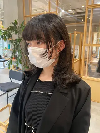 セミロング 🌼FERIA梅田 shiho🌼のヘアスタイル