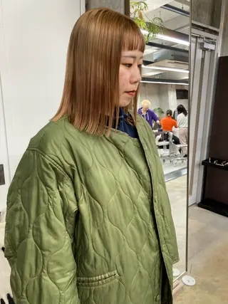 ミディアム カラー 小木曽智美 /ボブ/ショートのヘアスタイル