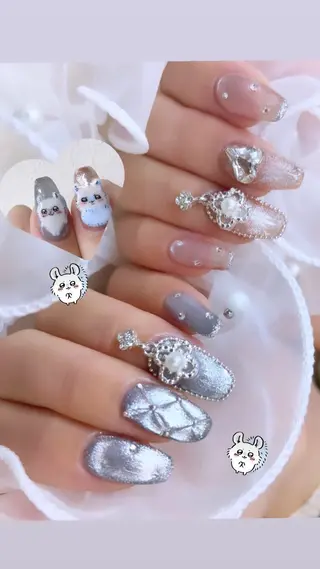 ネイル LovesLaughs下上津役店所属・くろせ れいのネイルデザイン