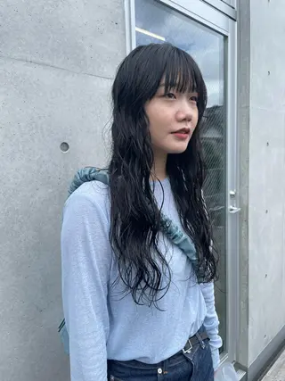 パーマ 佐伯 和佳のヘアスタイル