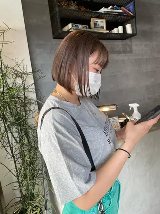 ショート カラー メンズヘア/レイヤー /ボブ山内春輝のヘアスタイル