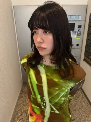 ミディアム ボブ/レイヤー/ 梅田/天野川奈緒のヘアスタイル