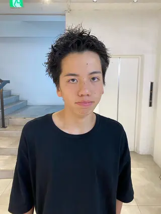 パーマ メンズ 新宿【メンズパーマ】 塩澤太一のヘアスタイル