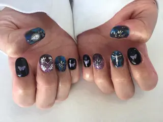 ネイル 💎🐰 saki. m 🐰💎のネイルデザイン