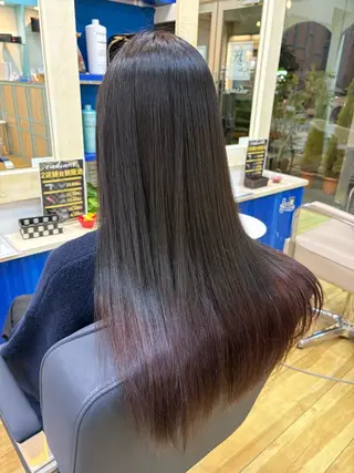 ロング カラー 細川武琉/艶カラー /Aqua limeのヘアスタイル