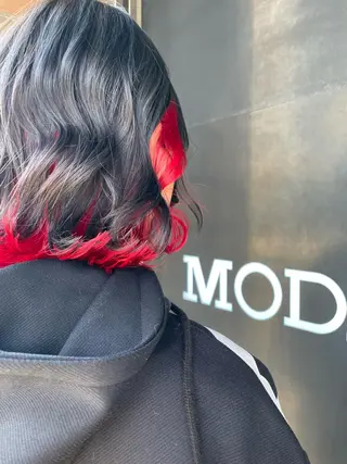 カラー 🍒serika 暖色カラー 🍒のヘアスタイル