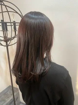 ミディアム カラー ノンダメージサロン/ 豊中/美容室のヘアスタイル