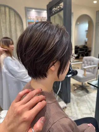 ショート カラー ショート/ボブ アンドウ☺︎のヘアスタイル
