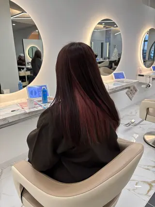 ロング カラー earth新国道 ナナ🌱のヘアスタイル