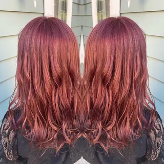 セミロング カラー 🪼高評価🪼 💎柴崎の藤咲💎のヘアスタイル