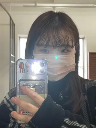 パーマ mopa所属・mopa_kaede 暖色カラー/ロングのヘアスタイル