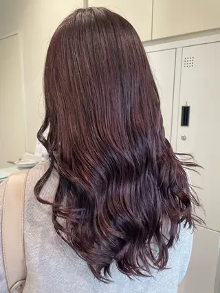 ロング カラー ボブ/インナーカラー /眉毛/Miyuのヘアスタイル