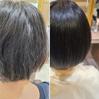 ミディアム Ash 店長　山下達也のヘアスタイル