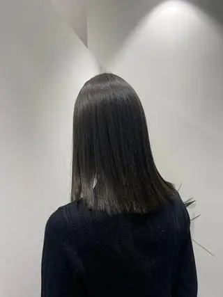 セミロング カラー ヘアアレンジ レイヤー/艶ベージュ /🎀Saki🎀のヘアスタイル