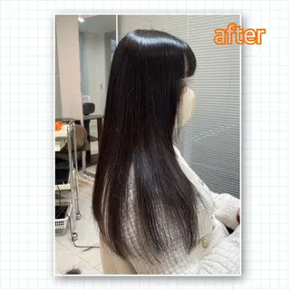 ロング アミーベル🧸🧡 本店✂️しおりのヘアスタイル