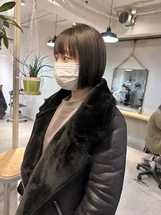 ショート カラー REINA☁️透明感 カラー/ぷつっと♡のヘアスタイル