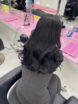 ロング カラー 中韓レイヤー/ ブラウン🤎はやとのヘアスタイル