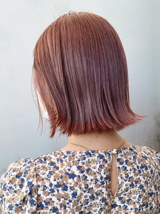 ミディアム カラー パーマ ヘアアレンジ ITbyALBUM 下北沢店のヘアスタイル