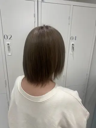 ミディアム カラー ヘアアレンジ ボブ /ニュアンス/ satomi🧸💖のヘアスタイル