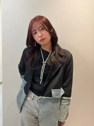 ロング ａｉｋａ🐩 /艶カラー/レイヤーのヘアスタイル