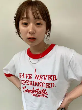 ショート カラー 鈴木 千裕のヘアスタイル