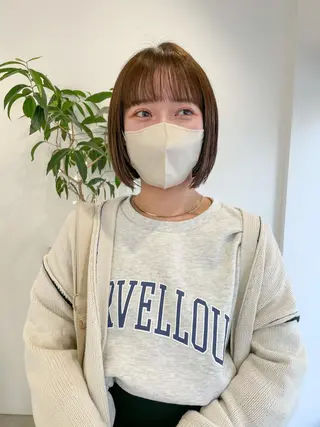 ミディアム カラー 可愛いパーマスタイル といえばISSEYのヘアスタイル