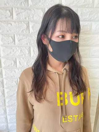 ロング カラー 英語ok sohee ソヒ 305号室のヘアスタイル