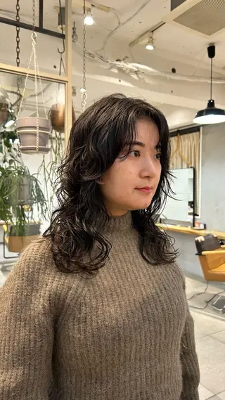 パーマ じゅわっと暖色カラー 🍊Moemiのヘアスタイル