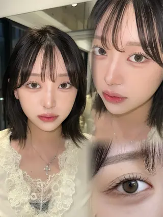 マツエク・マツパ HARUKIMINATO EYE 原宿所属・yumeno/ 無料モデル募集中🎀のマツエク・マツパデザイン