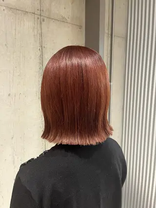 ミディアム カラー ヘアアレンジ 髪質改善・艶カラー・ ボブ・リクト💥のヘアスタイル