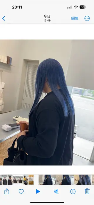 セミロング 松井 佑太のヘアスタイル