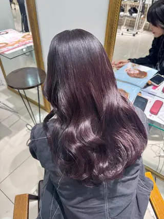 ロング カラー ヘアアレンジ 透明感カラー ai🫧🪞のヘアスタイル