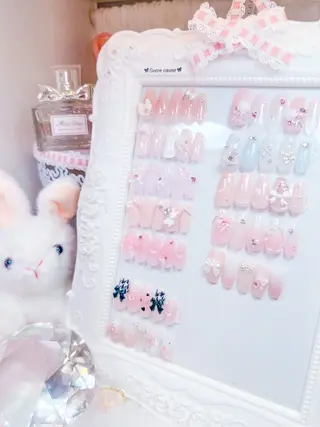 ネイル ワンホン、かわいい系 🎀ななみのネイルデザイン