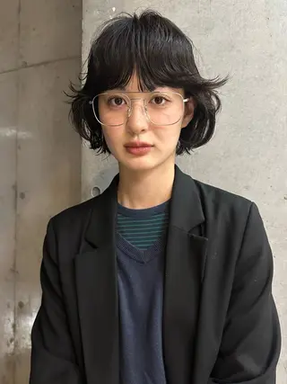 ショート パーマ 斎藤祐樹 /レイヤー/パーマのヘアスタイル