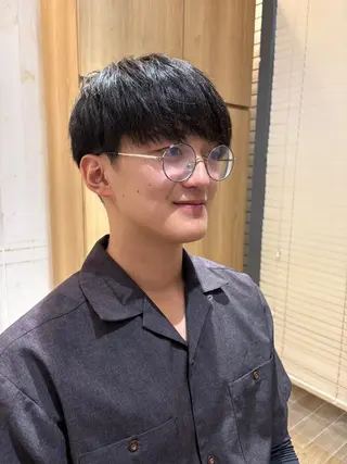 メンズ メンズカット/センタ ーパート /マミヤのヘアスタイル