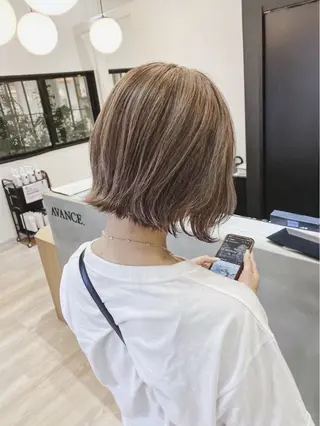 ミディアム Chere rosso所属・✨頭身浴無料 -chere-金剛店のヘアスタイル