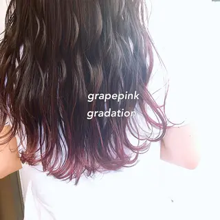 ロング カラー misaki🎀 まろみ透け感カラーのヘアスタイル