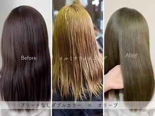カラー SARAJU 仁川店【カラー特化】のヘアスタイル