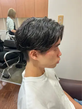 ミディアム メンズ 小坂 侑奈のヘアスタイル