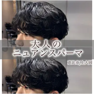 ミディアム パーマ メンズ Dxxxx III所属・女性目線の大人 メンズ*Ayakaのヘアスタイル