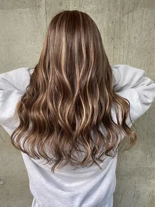 ロング カラー ♡ハイライトカラー shinri♡のヘアスタイル